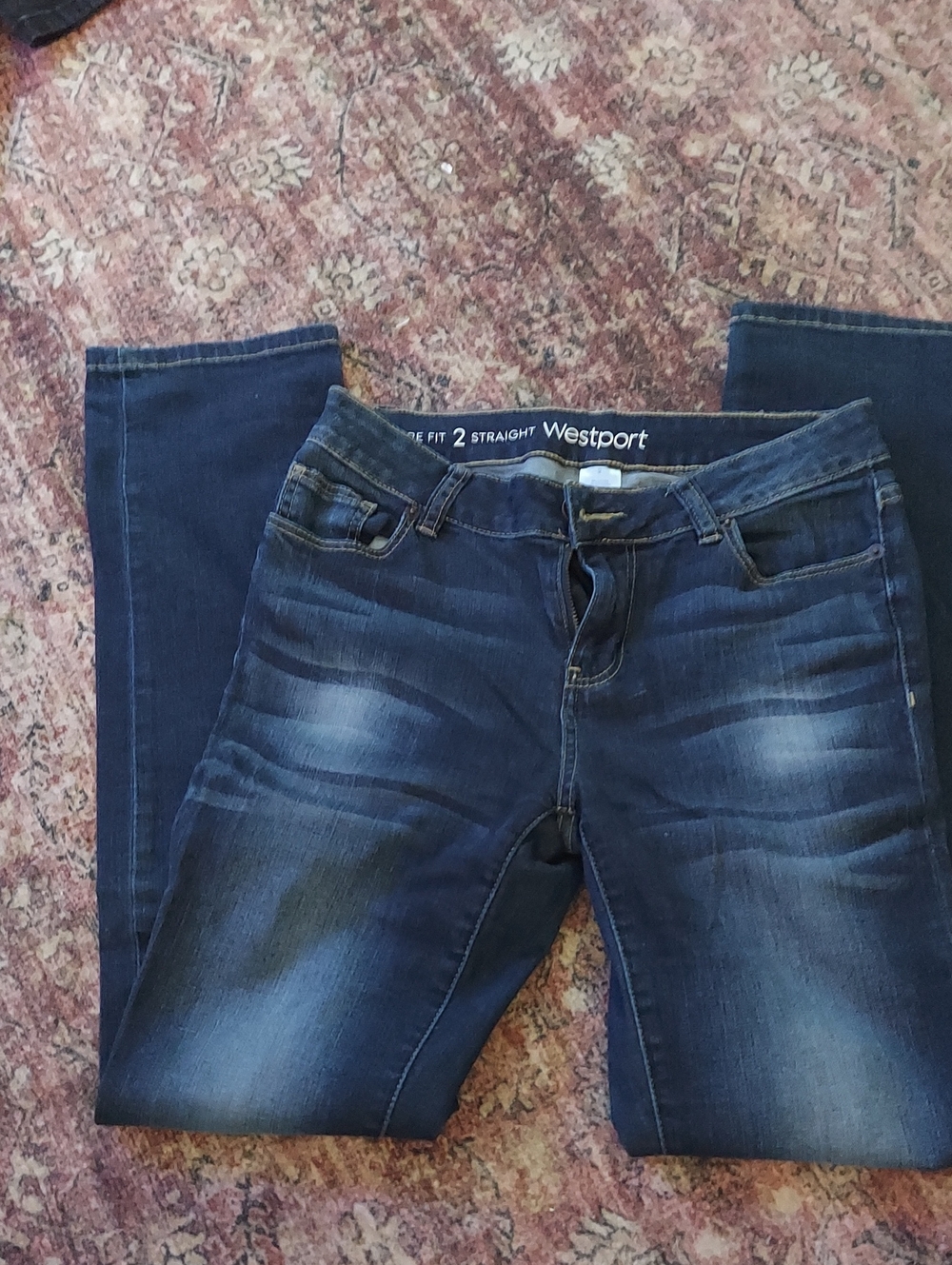 Westport Women’s Blue Straight-Leg Jeans